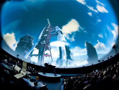 大型球幕軌道影院